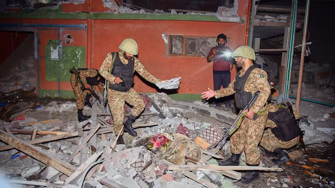 Image related to the aftermath of strikes on airbases